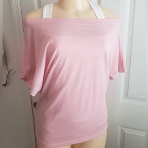 Boat Neck Bat Wing Tee